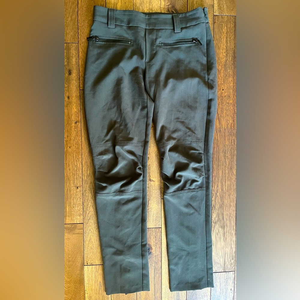 Black Halo Zipper Back Pants Size 2